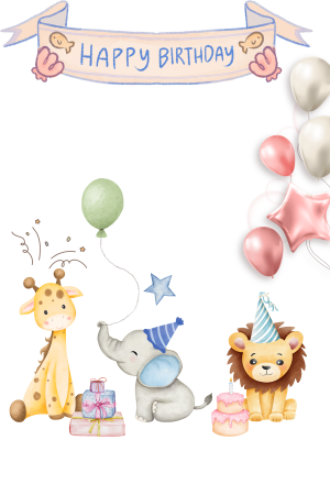Animal Happy Birthday