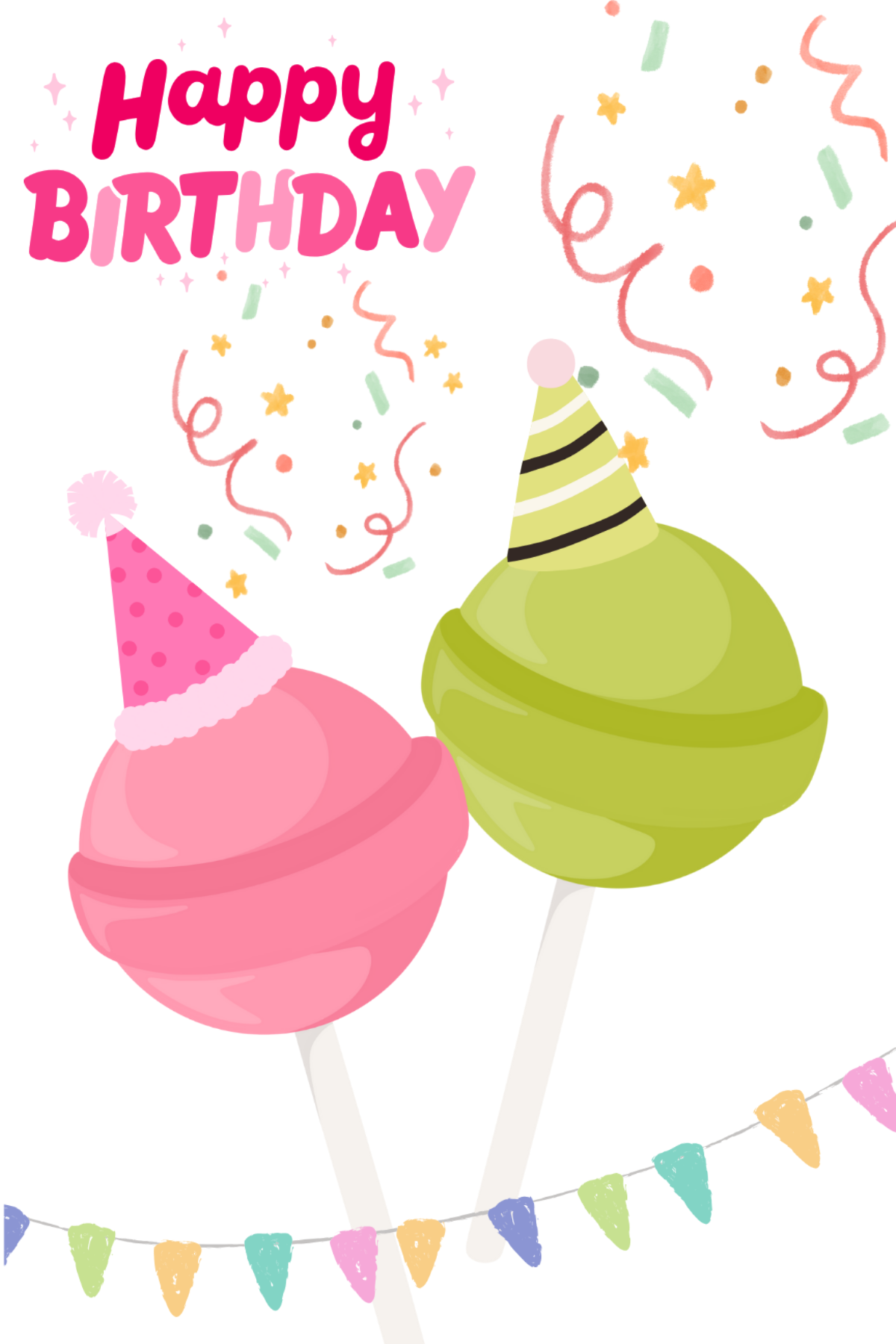 Birthday Celebrating Lollipops