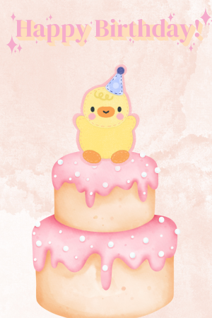 Birthday Cake Chick