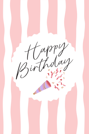 Birthday Stripes