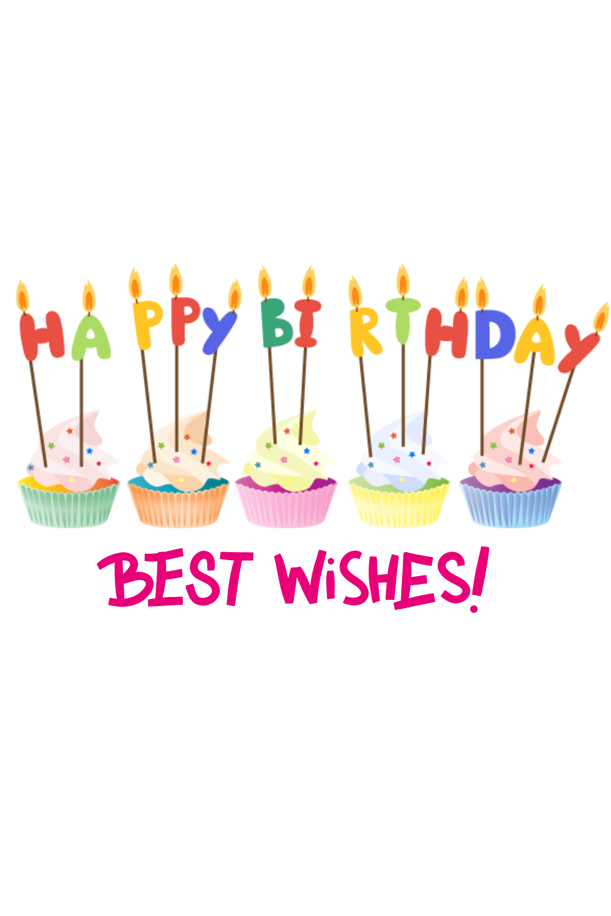 Birthday Cupcake Candles