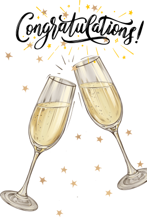 Exam Champagne Toast